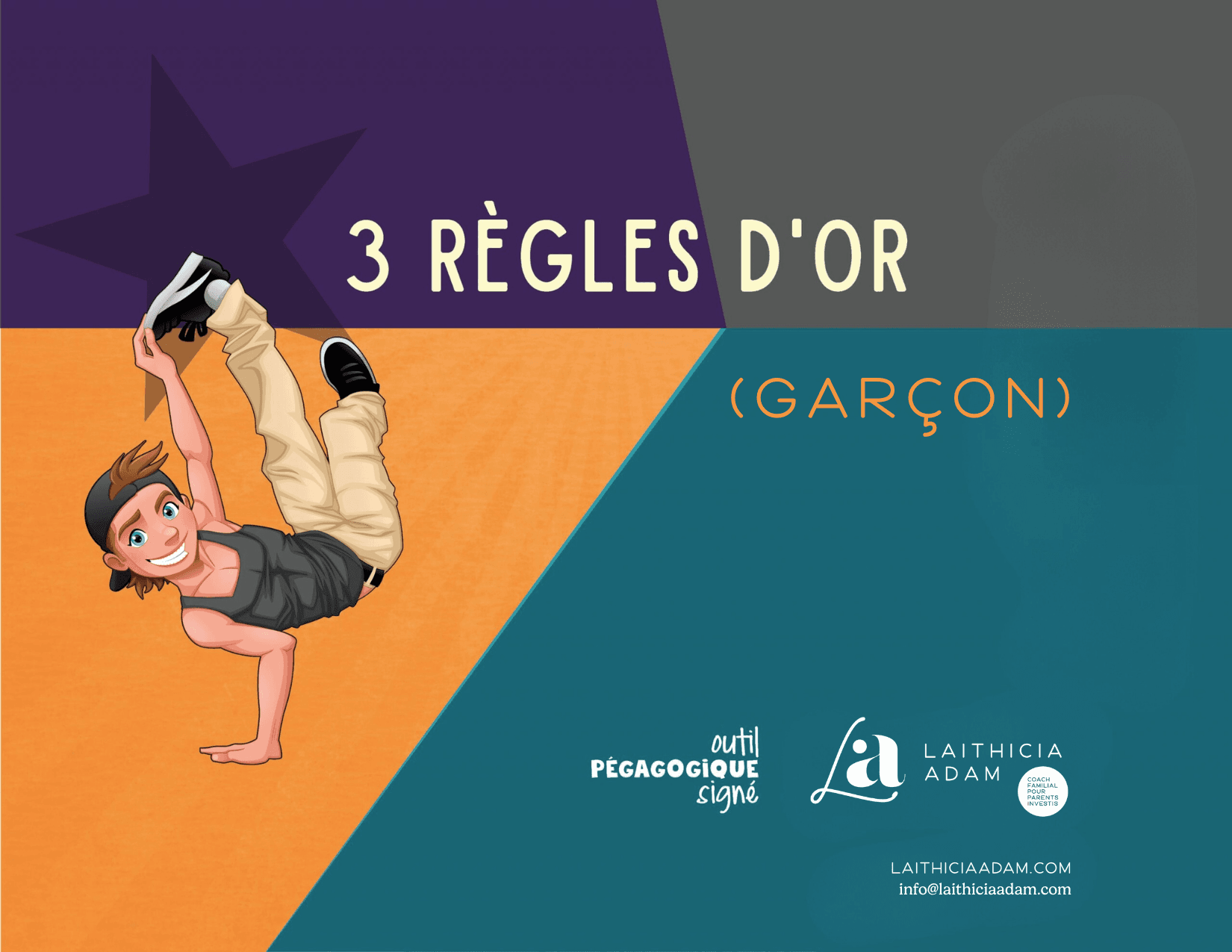 Les trois règles d’or – Garçon